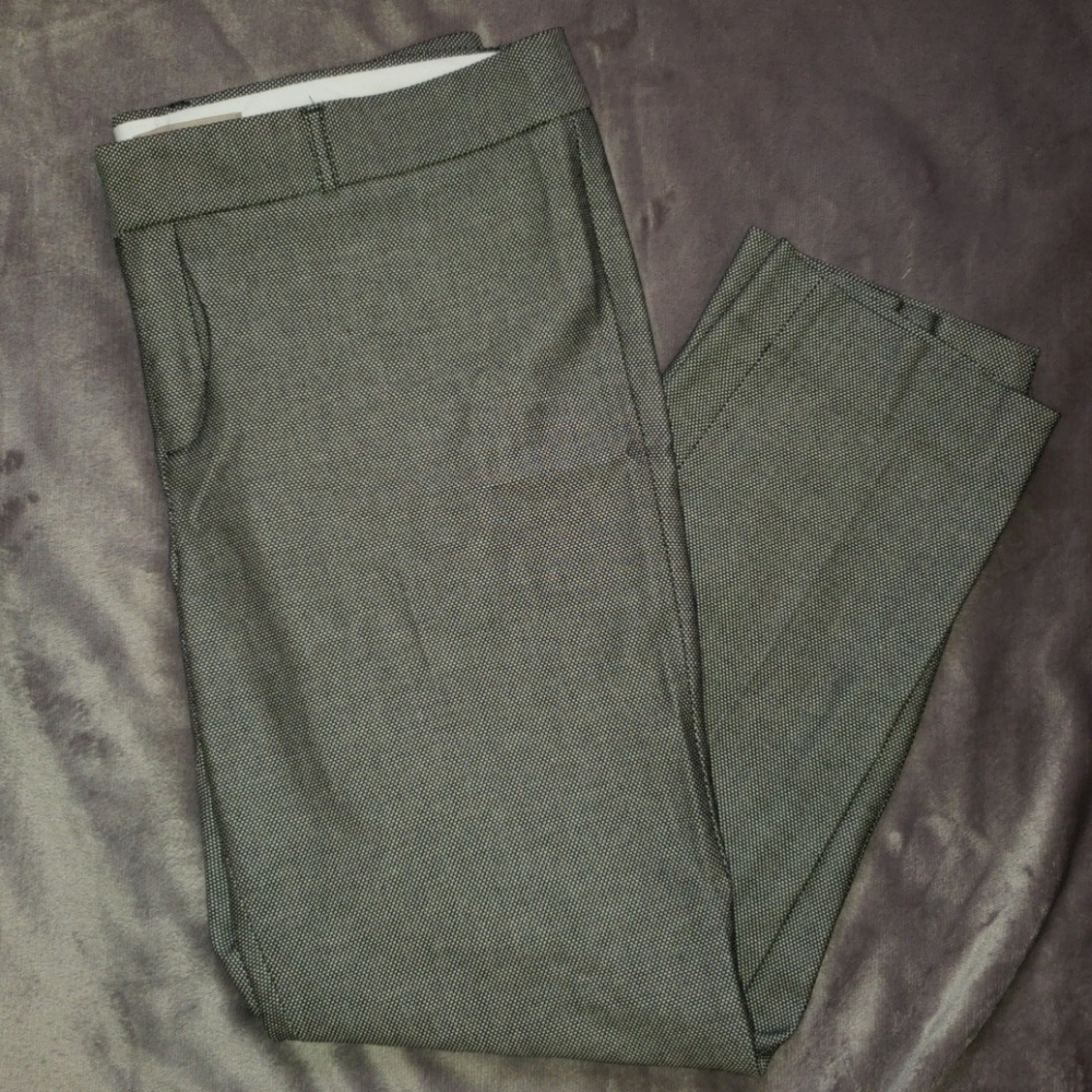 Black and white patterned Banana Republic pants